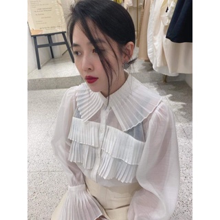 Áo sơ mi cổ vân xoè (ORDER)