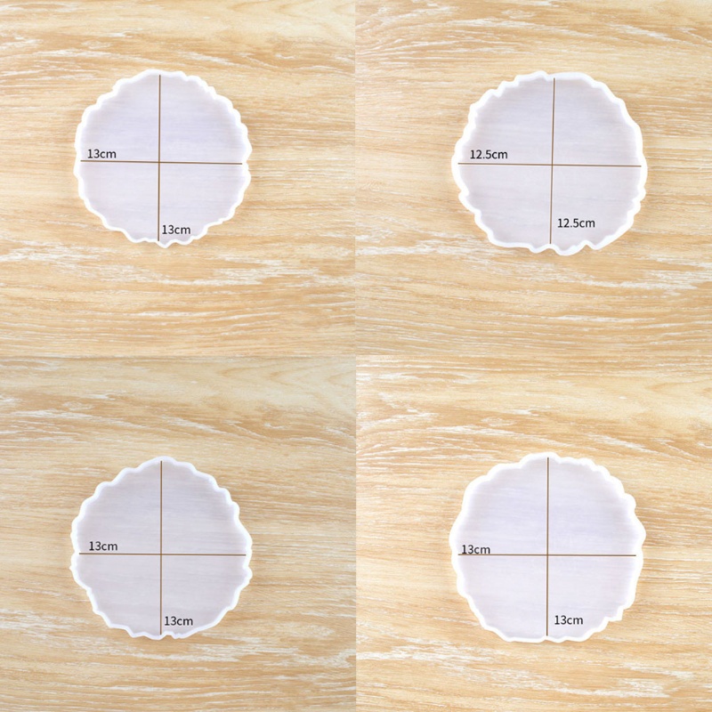 Sa Khuôn Silicone Làm Đế Lót Ly Hình Tròn DIY
