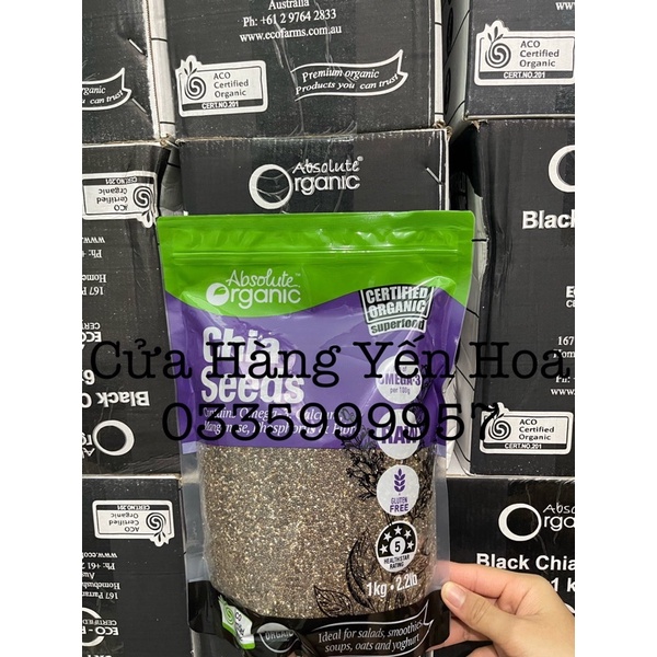 1KG HẠT CHIA ÚC CHIA SEEDS NHẬP KHẨU