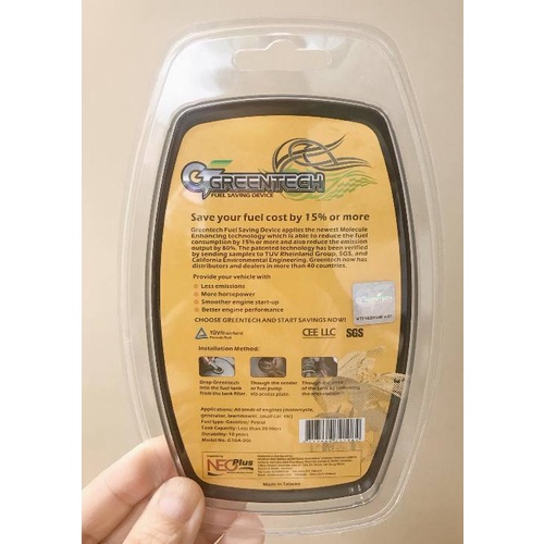 Thiết bị tiết kiệm xăng Greentech G10A-20L tặng bình đựng nước Greentech