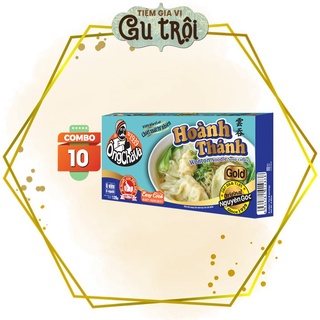 Combo 10 Hộp Viên Gia Vị HOÀNH THÁNH Gold Ông Chà Và 126g