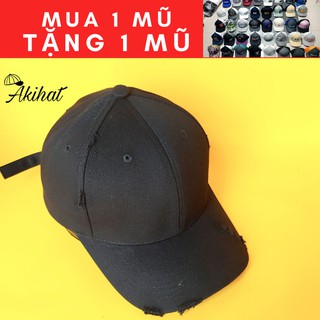 Mũ Lưỡi Trai Đen 💖FREESHIP💖 Nón Kết Đen Trơn Chất Vải Dày Xịn Cao Cấp