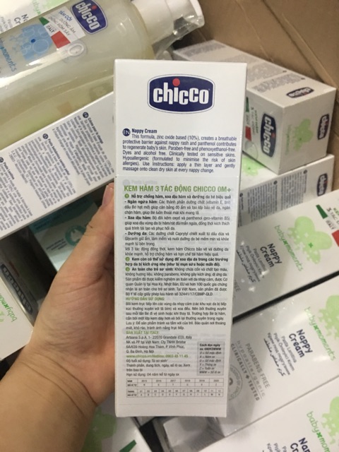 Kem Trị Hăm 3 Tác Động Chicco