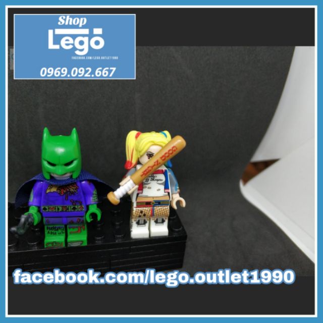 Xếp hình Harley Quinn Gotham thành phố tội lỗi DCcomics Lego Minifigures POGO pg8103