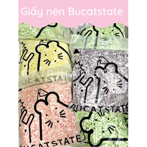 Giấy nén lót chuồng Bucatstate &lt;1kg&gt;