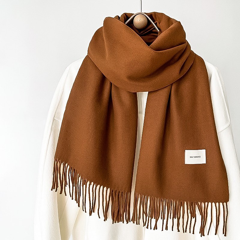 Khăn len trơn basic màu sắc đa dạng leuleu.accessorize