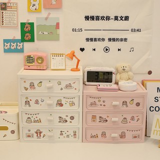Có Sẵn-Tủ Mini Để Bàn Trang Trí Bàn Học✨