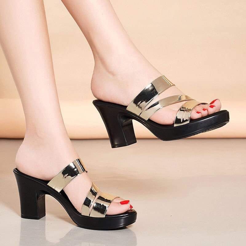 Guốc cao gót 7p số lớn 36-42 hàng Quảng Châu