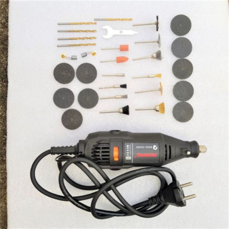 MÁY MÀI MINI CẦM TAY CỰC MẠNH KÈM 32 CHI TIẾT