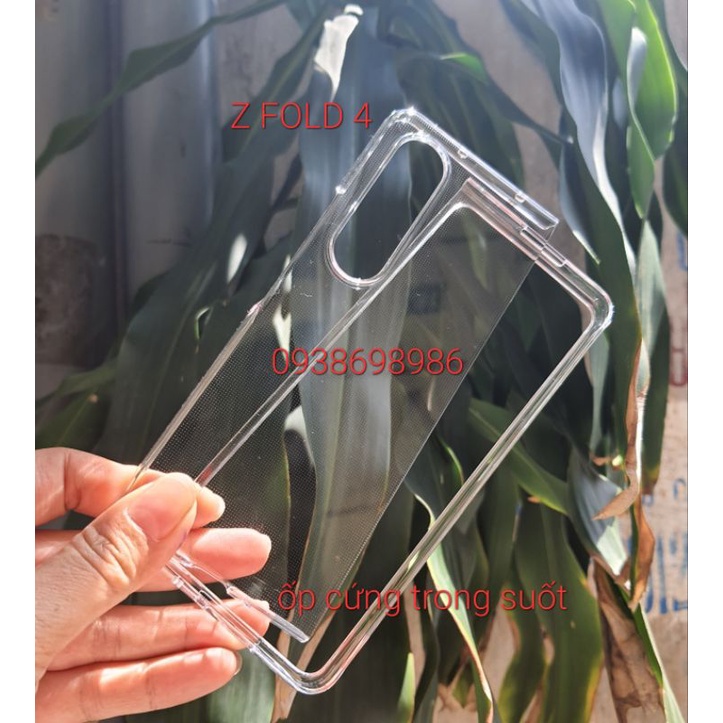 Samsung galaxy Z Fold 4 _ Ốp lưng cứng trong suốt không ố vàng