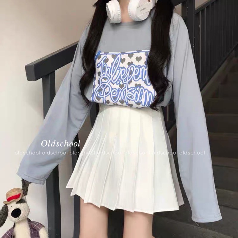 CHÂN VÁY TENNIS ULZZANG (ảnh thật/sẵn/video)