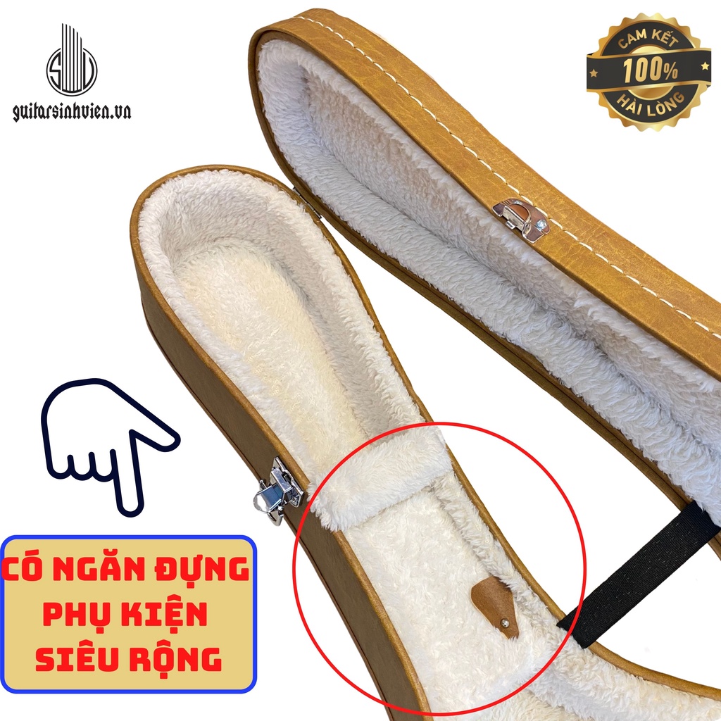 Hộp Case Đựng Đàn Guitar Cao Cấp - Hộp Case Chống Sốc Cao Cấp - Hộp Đựng Đàn Guitar Đi Máy Bay