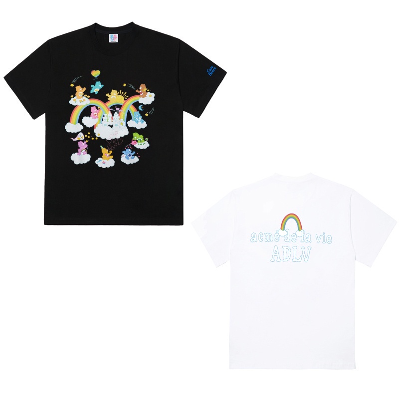 Áo Thun Cotton Tay Ngắn Dáng Rộng In Hình Gấu Acme-de-Lie Thời Trang Nam Nữ