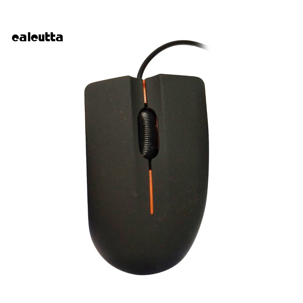 ✡YYW✡Matte Ergonomic 1200DPI 3 Keys USB 2.0 Wired Optical Gaming Mouse for PC Laptop