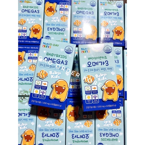 Omega 3 kids - Dầu cá - DHA cho bé Bổ não, sáng mắt, phát triển trí não