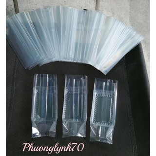 Túi bánh dứa hàn miệngTrong suốt 5*12,5* 3cm(100 cái) gấp hông