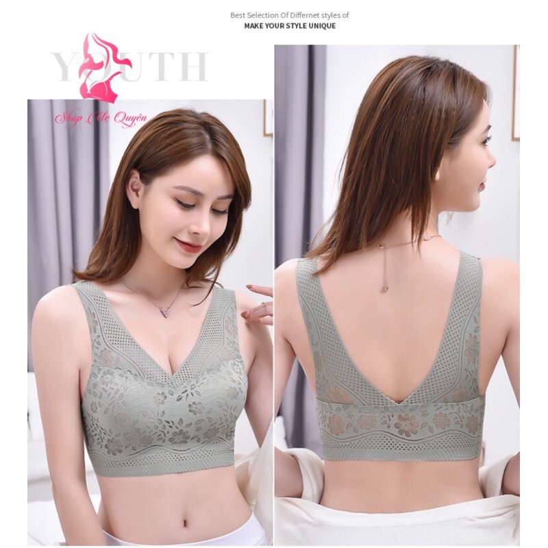 BRA HÓT- BRA SU GẤM PHỐI REN BAO NÀNG ĐIÊU ĐỨNG