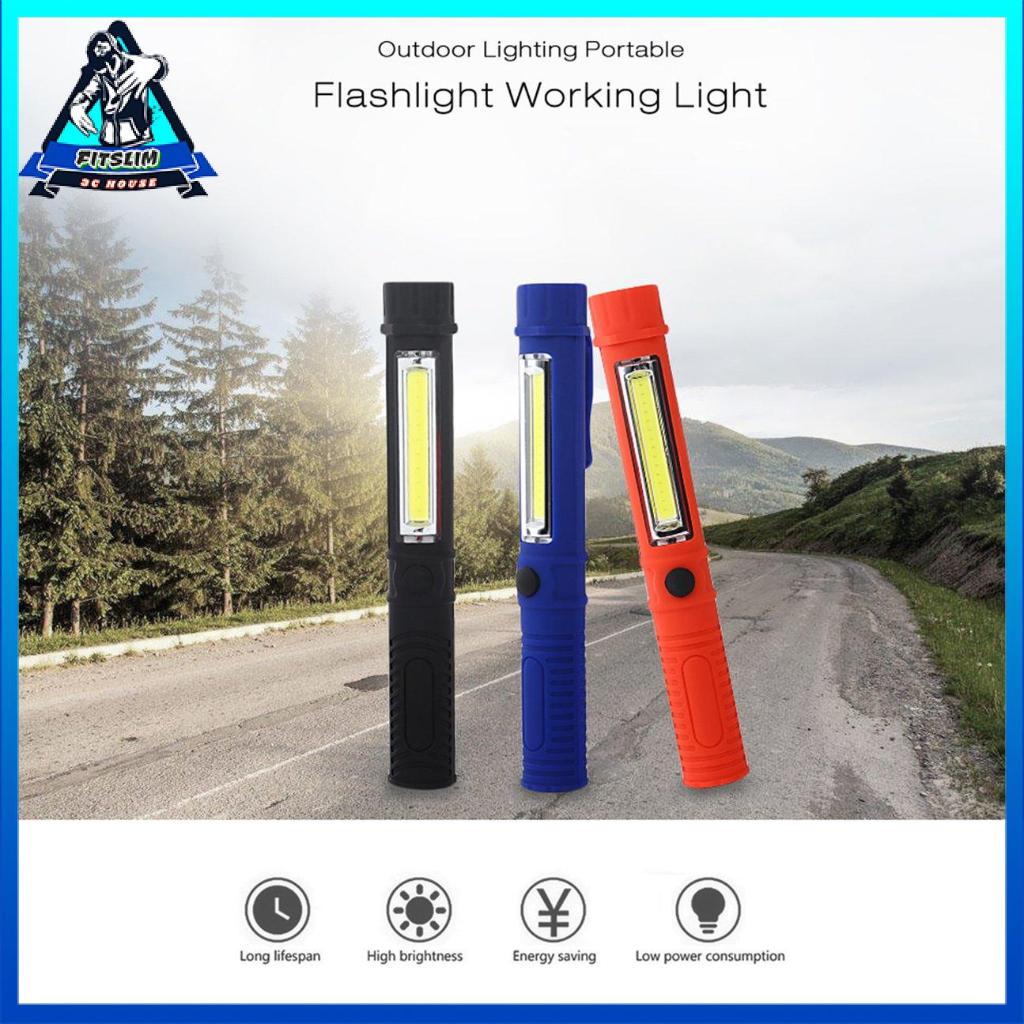 Đèn Pin Led Cob 1000 Lumens Mini Đế Nam Châm Đa Năng