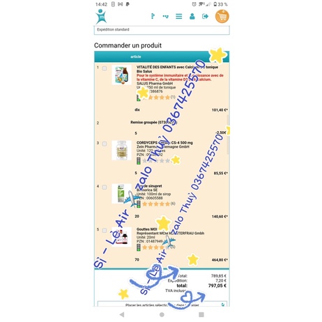 (Hàng Air đủ bill) Đông trùng hạ thảo Zein Pharma Cordyceps CS 4 của Đức