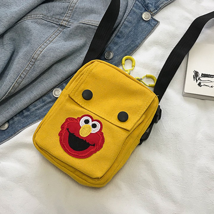 Túi tote trơn vải đeo chéo đi học canvas mềm cao cấp | BigBuy360 - bigbuy360.vn