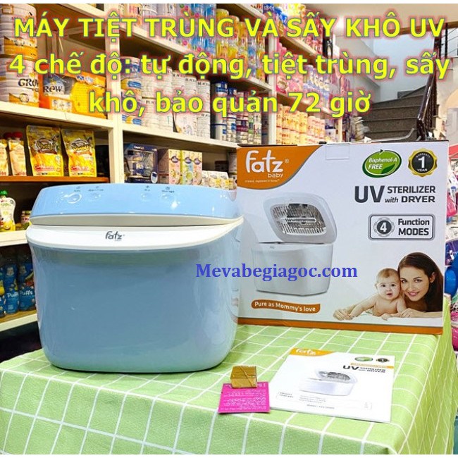 Máy tiệt trùng sấy khô UV cao cấp - 7L - Fatz Fatzbaby SUPER 1 - FB4700MX