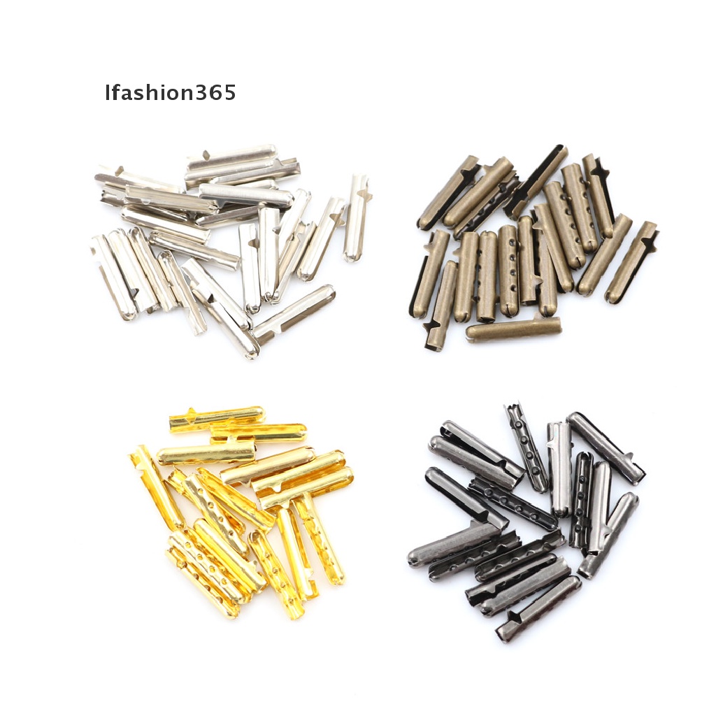 Set 10 đầu bọc dây giày bằng kim loại 365 DIY chuyên dụng