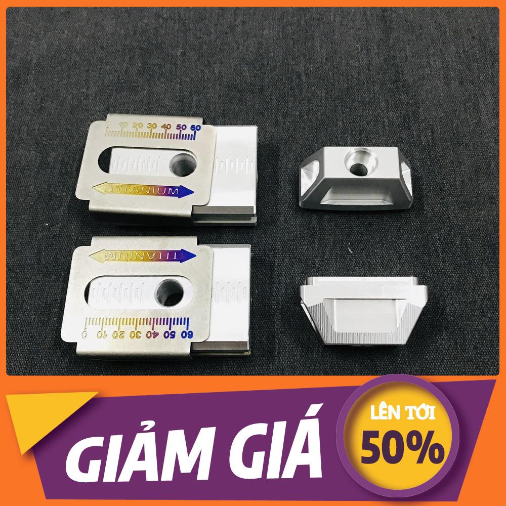 [SALE SỐC] [MỚI TINH] BÁT TĂNG SÊN NHÔM CNC KẾT HỢP NẸP GẮP TITAN CHO XE WINNER,WINNER X,SONIC ( MÀU BẠC ) (SIÊU RẺ)