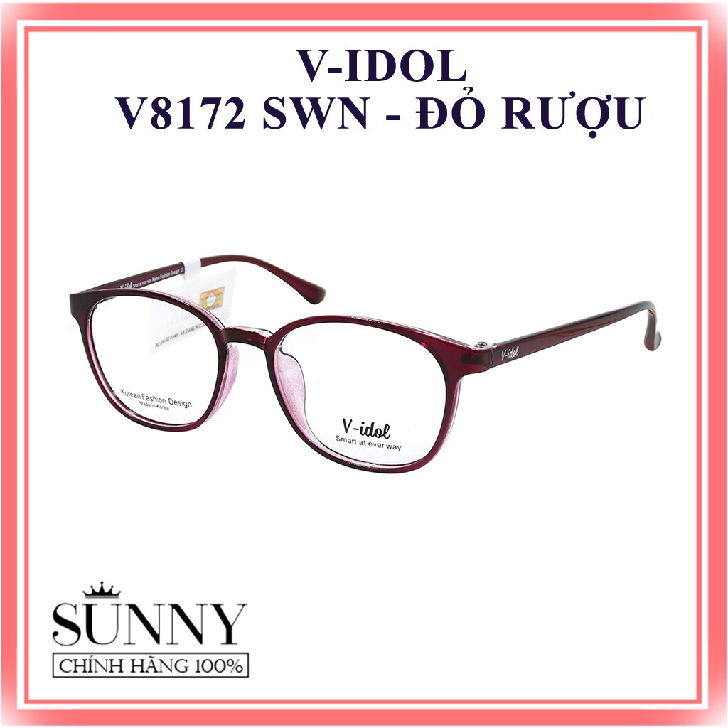 V8172 Gọng kính V-idol chính hãng, thiết kế dễ đeo bảo vệ mắt
