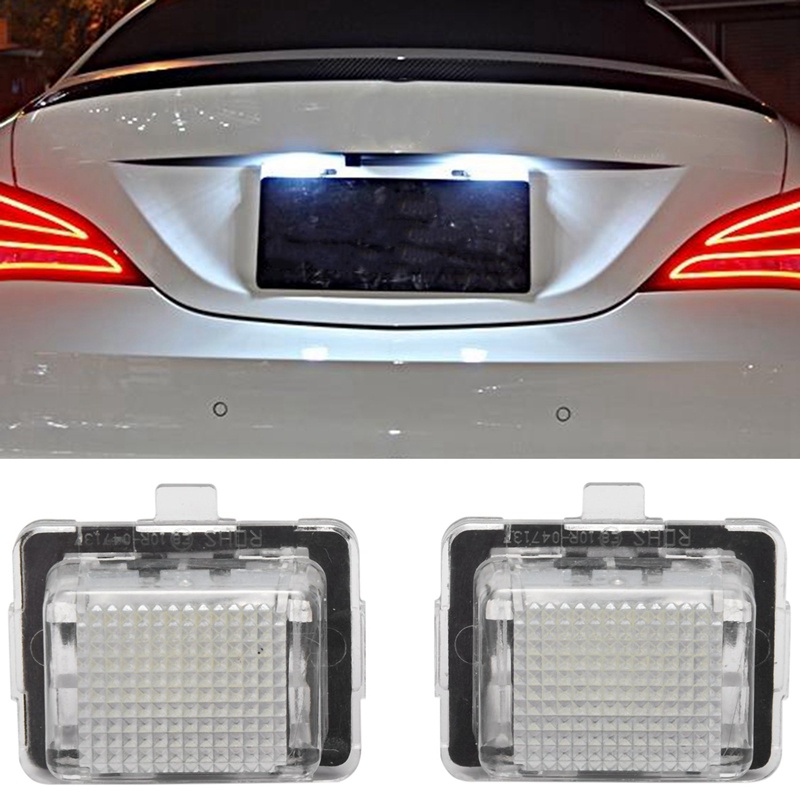 Xe ô tô 18 Smd Led Đèn biển số Đèn biển số cho xe Mercedes W204 W221 W212 W216