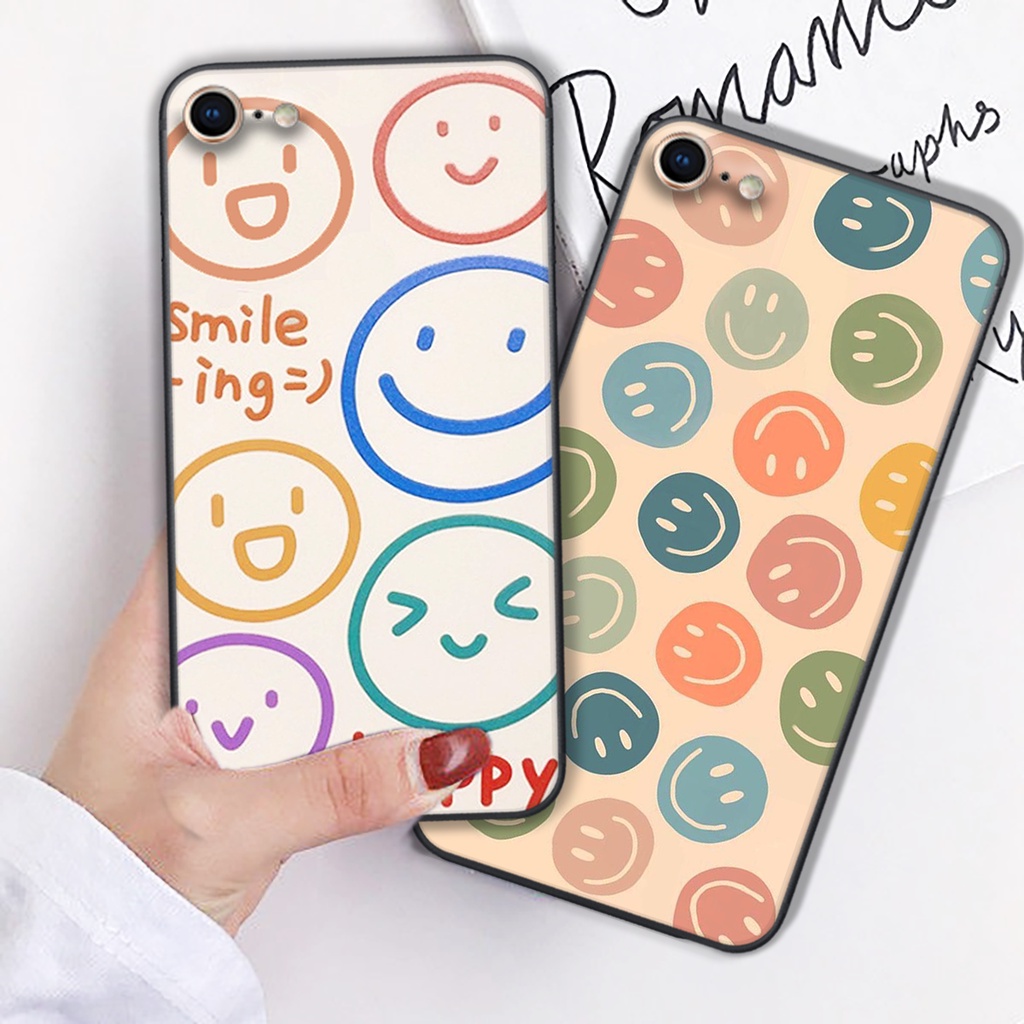 Ốp lưng Iphone 5/5s/5se - Iphone 6/6s - Iphone 6 plus/6s plus - Iphone 7/8/SE 2020 mẫu smile mặt cười siêu đẹp cực cute