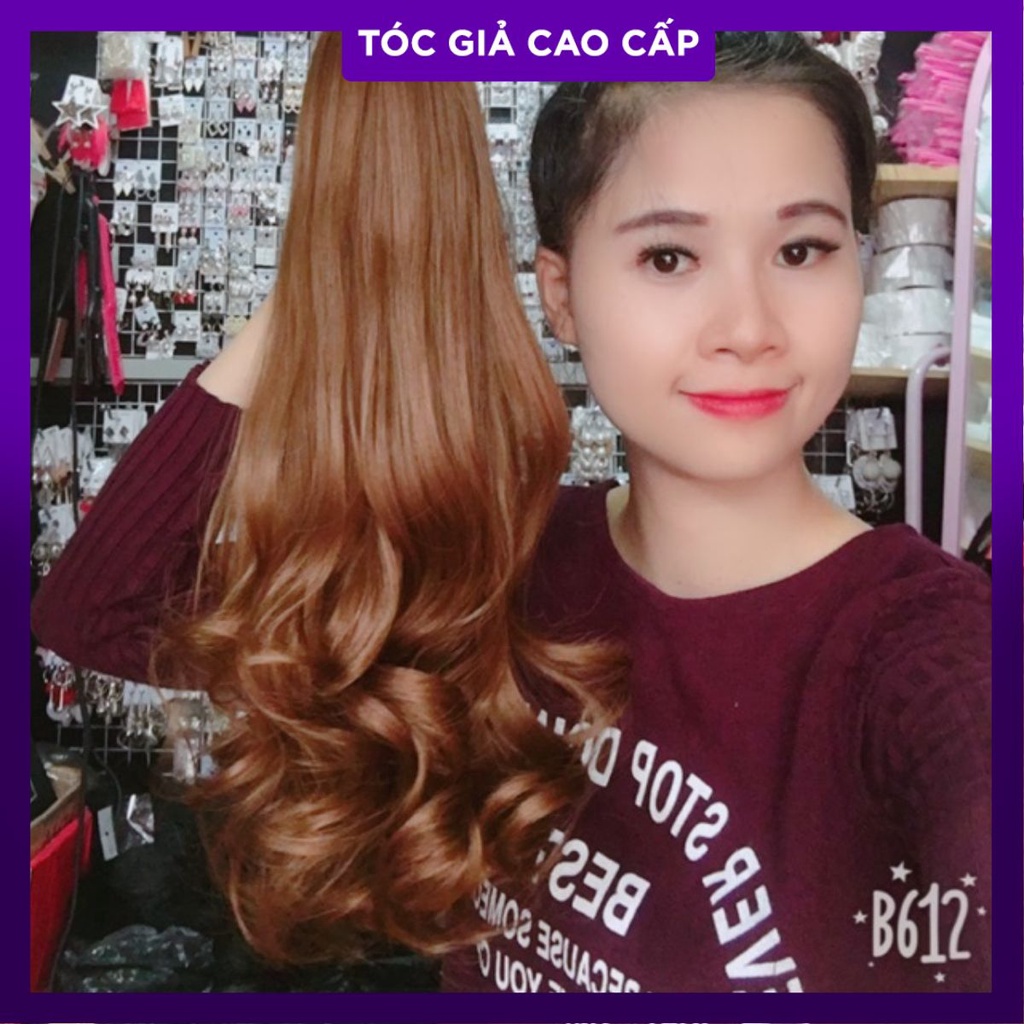Tóc ngoặm xoăn n40 vàng chanh lướt qua xem video