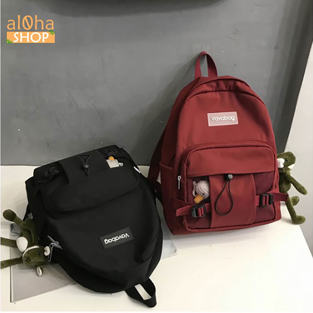 Balo - cặp sách Ulzzang Basic Vavabag đi học, đi làm, du lịch, đựng laptop B083 Unisex nam nữ phong cách thời trang