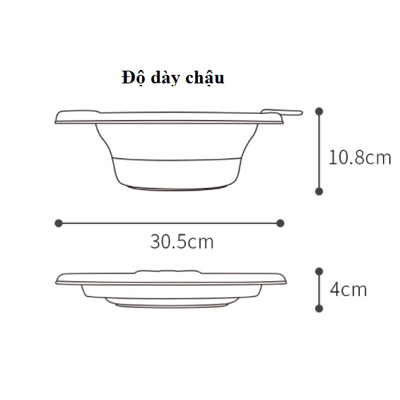 Chậu rửa mặt gấp gọn cho bé hình thú đáng yêu