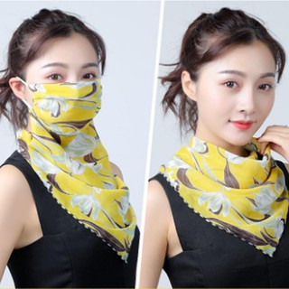 KHẨU TRANG KÈM KHĂN CHE CỔ.