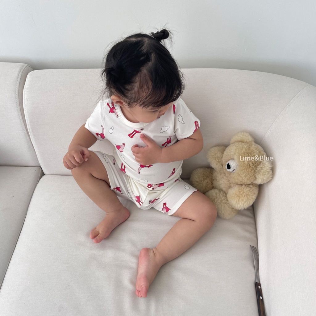 Lime&Blue Bộ đồ Animal cho bé trai , bé gái