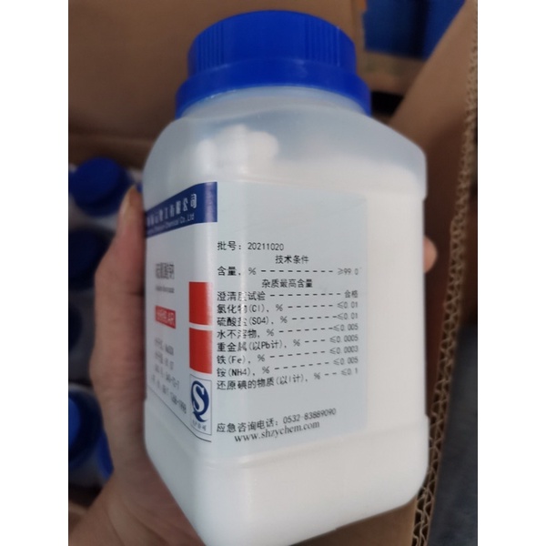 Hóa chất Sodium thiocyanate natri thiocynat CAS 540-72-7 NaSCN lọ 500g