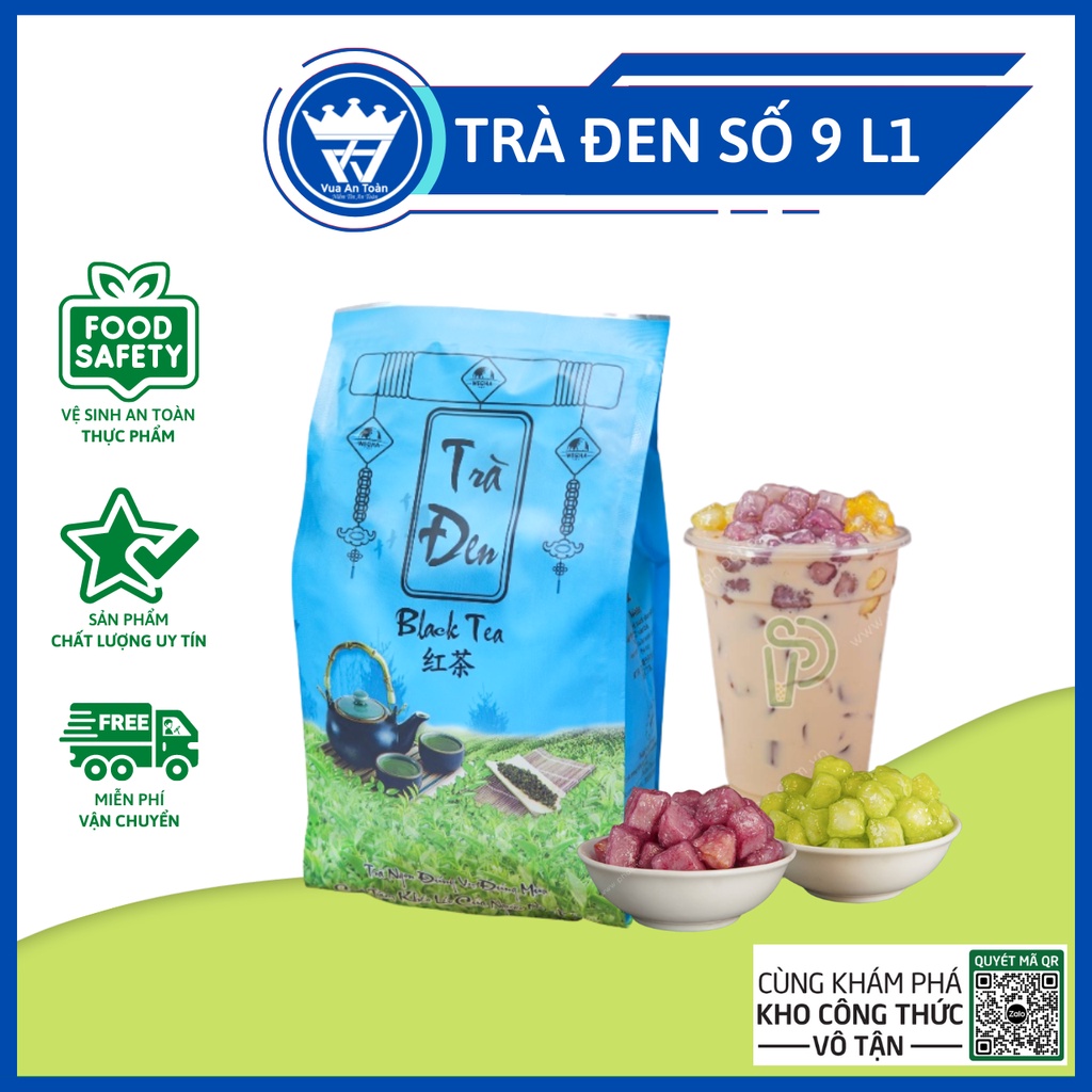 Trà Đen Số 9 Loại 1 WECHA Pha Trà Sữa, Trà Uống Hằng Ngày Passion Link Hà Nội