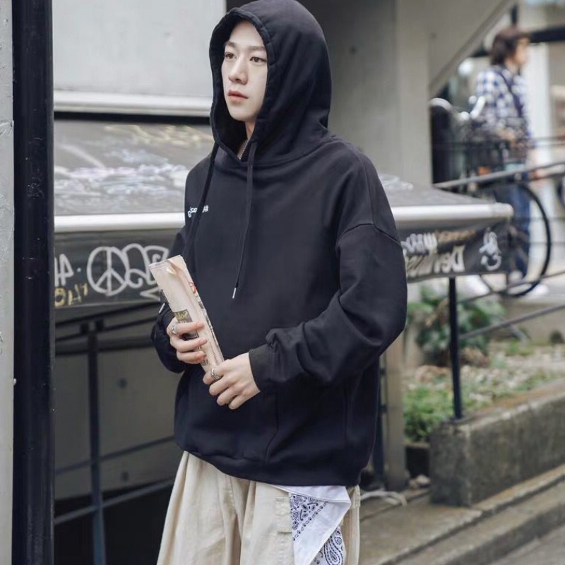 Áo hoodie dáng rộng in chữ phong cách Hip Hop thời trang thu đông 2019 dành cho nam | BigBuy360 - bigbuy360.vn