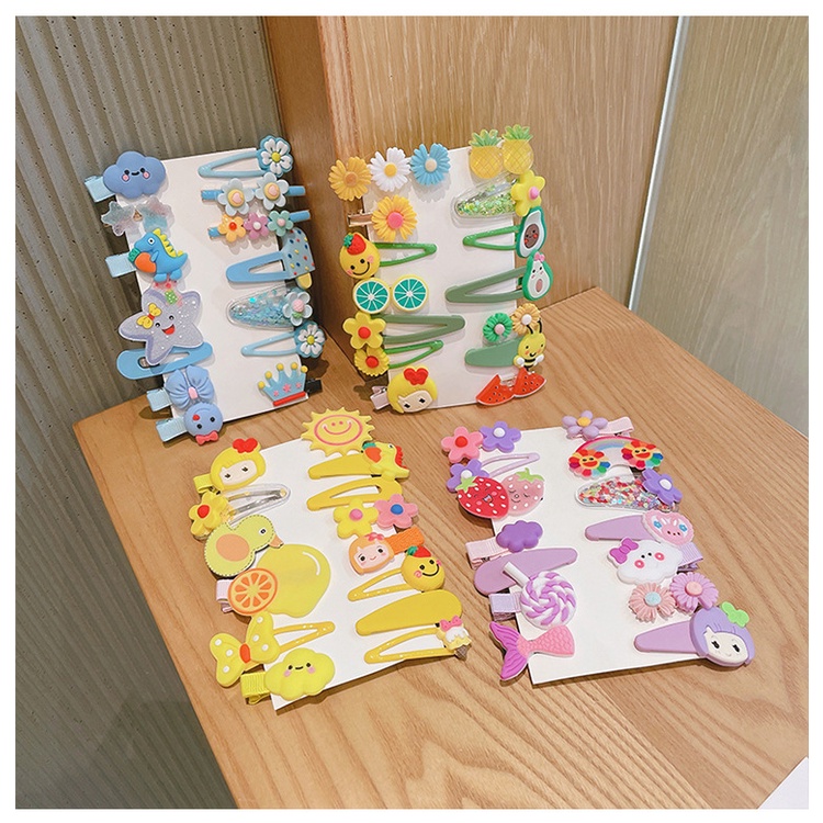 Set Kẹp Tóc Dễ Thương Cho Bé Gái