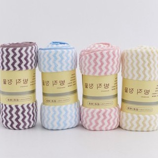 Set 10 KHĂN MẶT LÔNG CỪU XUẤT HÀN KẺ SỌC KT 30x50CM siêu mềm mịn cho da