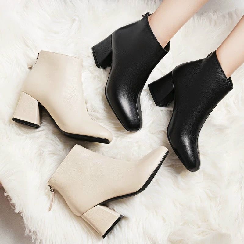 Bốt nữ, BOOTS nữ cao 5cm thời trang Hàn Quốc hot trend