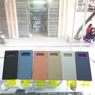 Bao Da Clear View Cover Standing Samsung Note 8