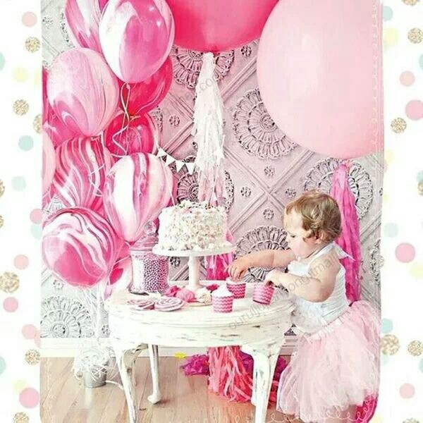 Set 10 quả bóng bay 12 inch họa tiết cẩm thạch nhiều màu sắc trang trí tiệc sinh nhật