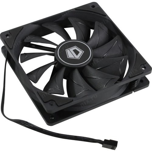 Quạt fan case 12CM ID-COOLING XF-12025-SD-K và SD-W - Quạt tản nhiệt 4pin điều tốc PWM sức gió lớn, quay êm