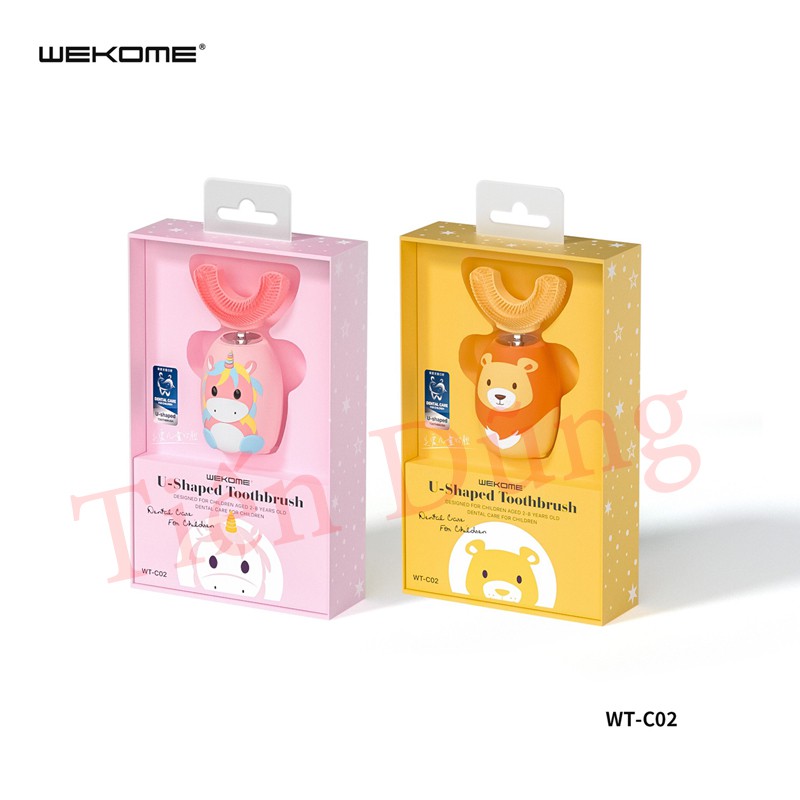 Bàn Chải Đánh Răng Wekome WT C02 Hình Chữ U tích hợp pin chống nước IPX7 chống va đập quay 360 độ mền mại làm sạch răng