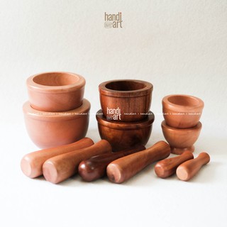 Bộ chày cối gỗ nhà bếp