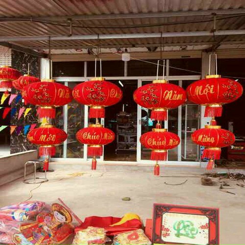 Đèn Lồng Treo Tết Lễ Hội Vạn Sự Như Ý, Chúc Mừng Năm Mới Đủ Size