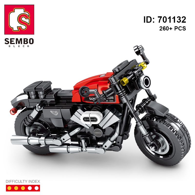 Đồ chơi lắp ráp technic mô hình Motor Sembo xếp hình