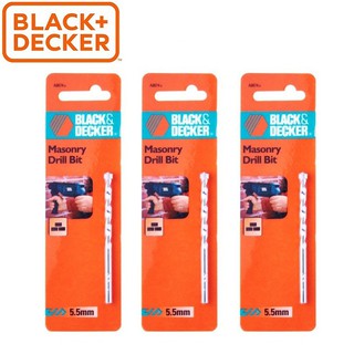 Bộ 3 mũi khoan Black Decker A8674 5.5MM