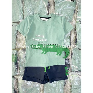 Bộ cá sấu bé trai HM